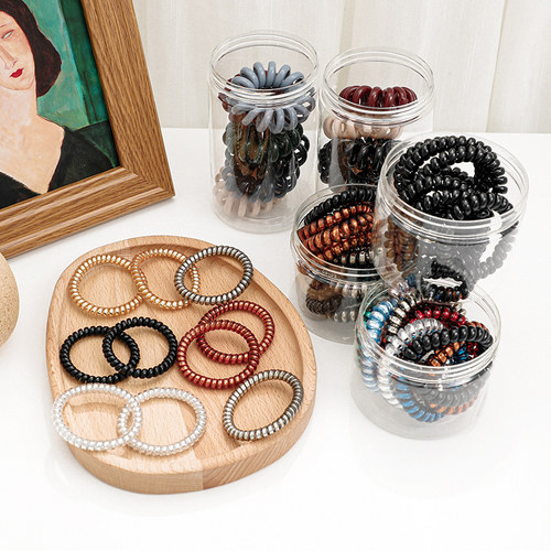 简约橡皮筋无痕网红电话线发圈