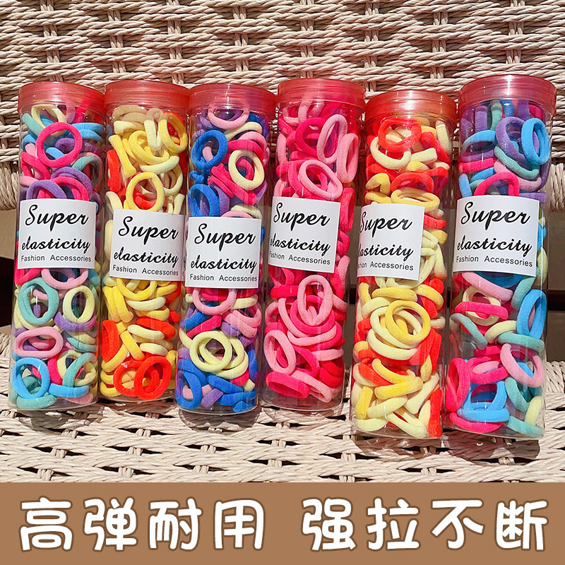 小孩皮筋不伤头发儿童扎头发圈橡皮筋头绳女童2023新款高端发绳