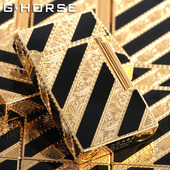 个性 正品 礼品 纯黄铜男朗声打火机充气防风创意原装 法国ghorse正版