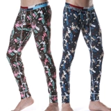 Осеннее термобелье, удерживающее тепло тонкое трендовое нижнее белье, базовые штаны, в обтяжку, облегающий крой, большой размер