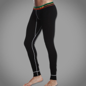 纯色棉质低腰打底裤 薄款 线裤 希宾秋裤 潮流大码 男士 紧身修身 保暖裤