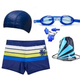 Детские штаны для мальчиков для плавания для школьников, быстросохнущий комплект, подходит для подростков, семейный стиль