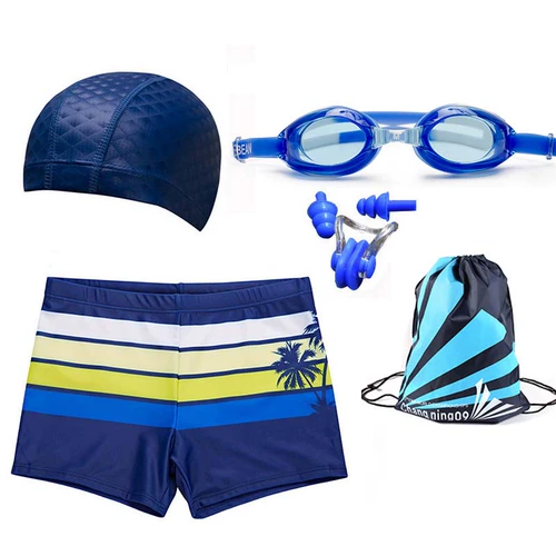 Детские штаны для мальчиков для плавания для школьников, быстросохнущий комплект, подходит для подростков, семейный стиль