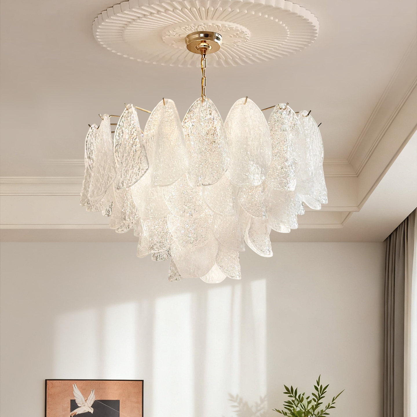 法式吊灯客厅灯2025新款奶油中古风餐厅灯高级感房间主卧室灯具,家装灯饰光源,客厅吊灯,淘宝优惠券,粉丝福利购,淘宝优惠卷