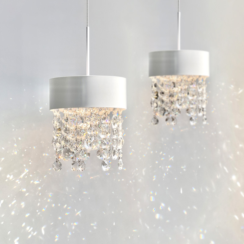 意式轻奢卧室床头吊线灯