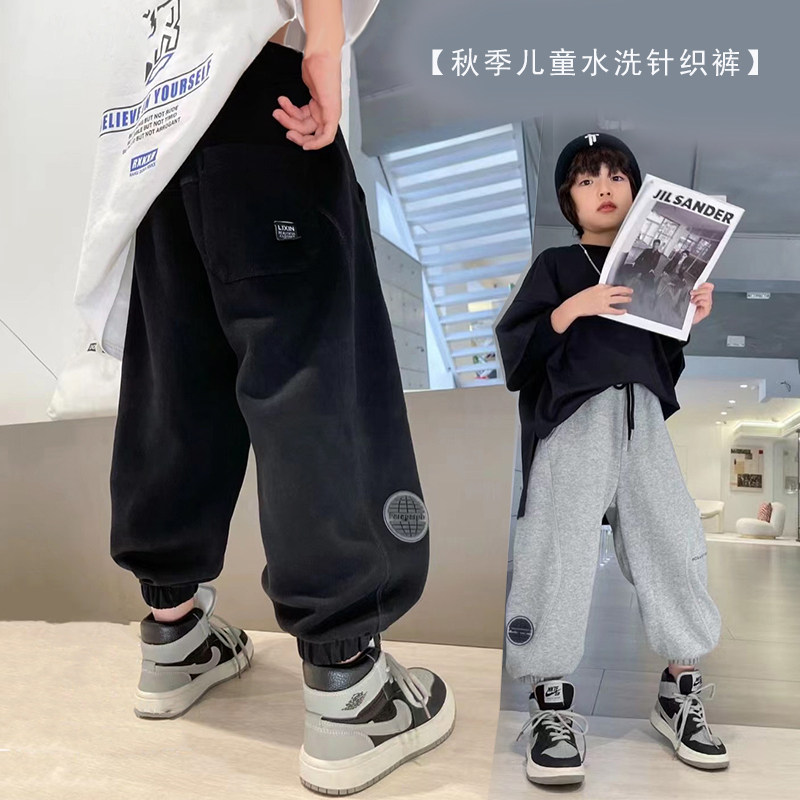 加绒男童卫裤2026新款儿童休闲裤
