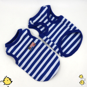条纹背心宠物衣服泰迪中小型犬猫咪贴标狗衣服 狗狗薄款 新款 春夏装