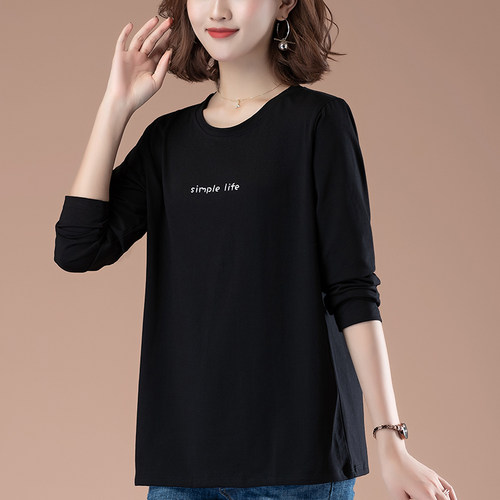 中老年打底衫女洋气妈妈新款长袖