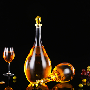 泡酒玻璃瓶洋酒瓶盛酒器常用红酒威士忌酒壶分酒器葡萄酒瓶