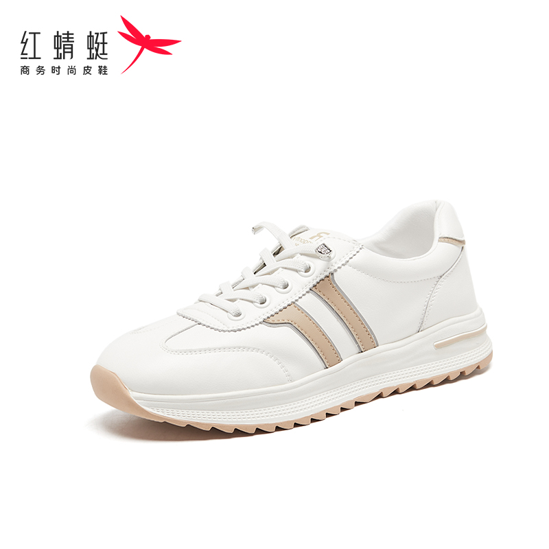REDDRAGONFLY/红蜻蜓时尚休闲舒适透气厚底运动阿甘鞋女B4200011