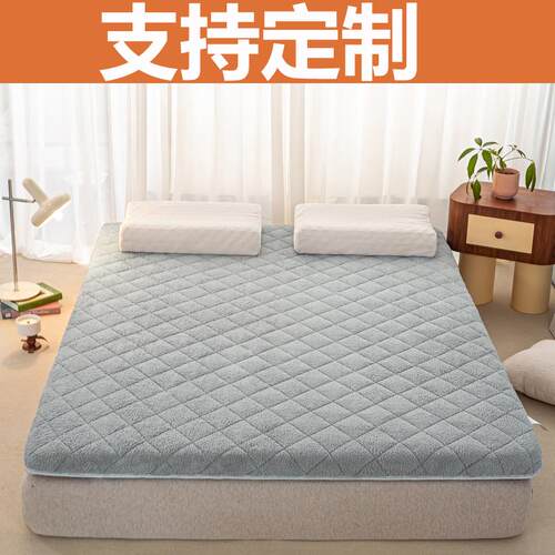 冬季羊羔绒床垫软垫家用保暖加厚