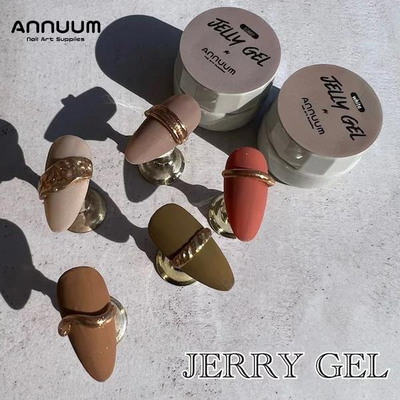 ANNUUM日本进口立体固态不黏手雕塑搓搓果冻美甲光疗胶Jellygel