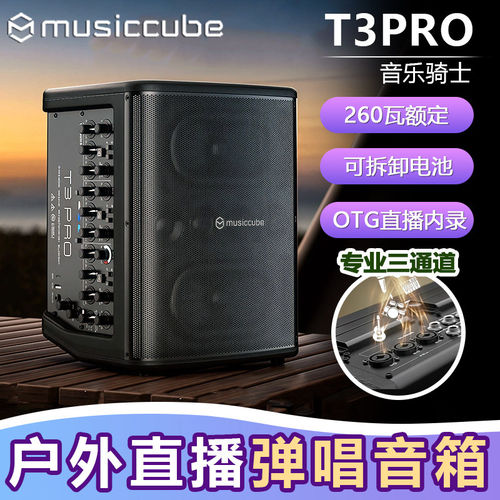 音乐骑士T3pro户外乐器音响直播内录路演电吹管萨克斯多功能音箱