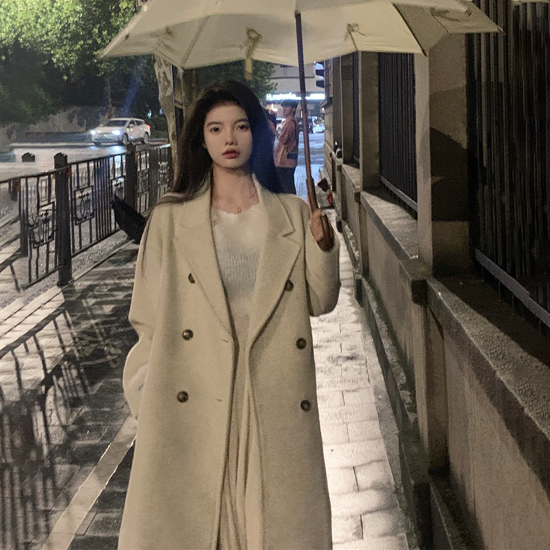 ENNK Studio燕麦色大衣秋冬女士外套毛呢外套时尚大衣冬季外套女,女装/女士精品,毛呢外套,淘宝优惠券,粉丝福利购,淘宝优惠卷