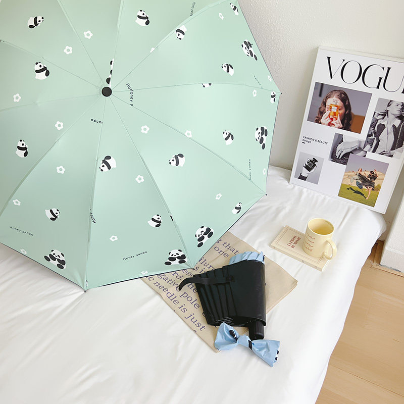 新品手动遮阳雨伞加大结实抗风晴雨两用折叠防晒防紫外线太阳伞