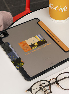 【3+y折带搭扣】创意笔槽适用华为matepad12.2保护套亚克力ipadair7小米平板8pro11古风oppo4vivo保护壳iqoo5