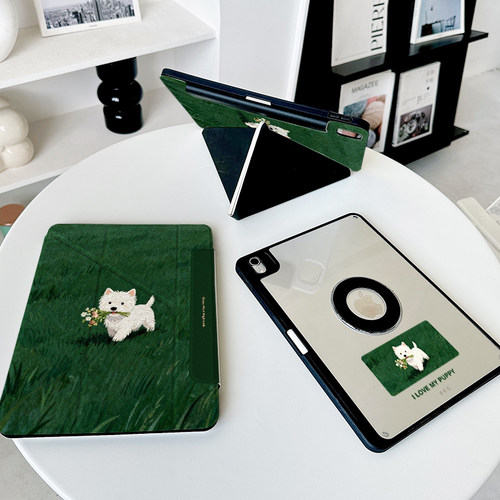 【3+Y折磁吸拆分】西高地适用ipadair8保护套第11代oppo5带笔槽12.2华为matepad11.5s壳小米平板8pro13.2vivo