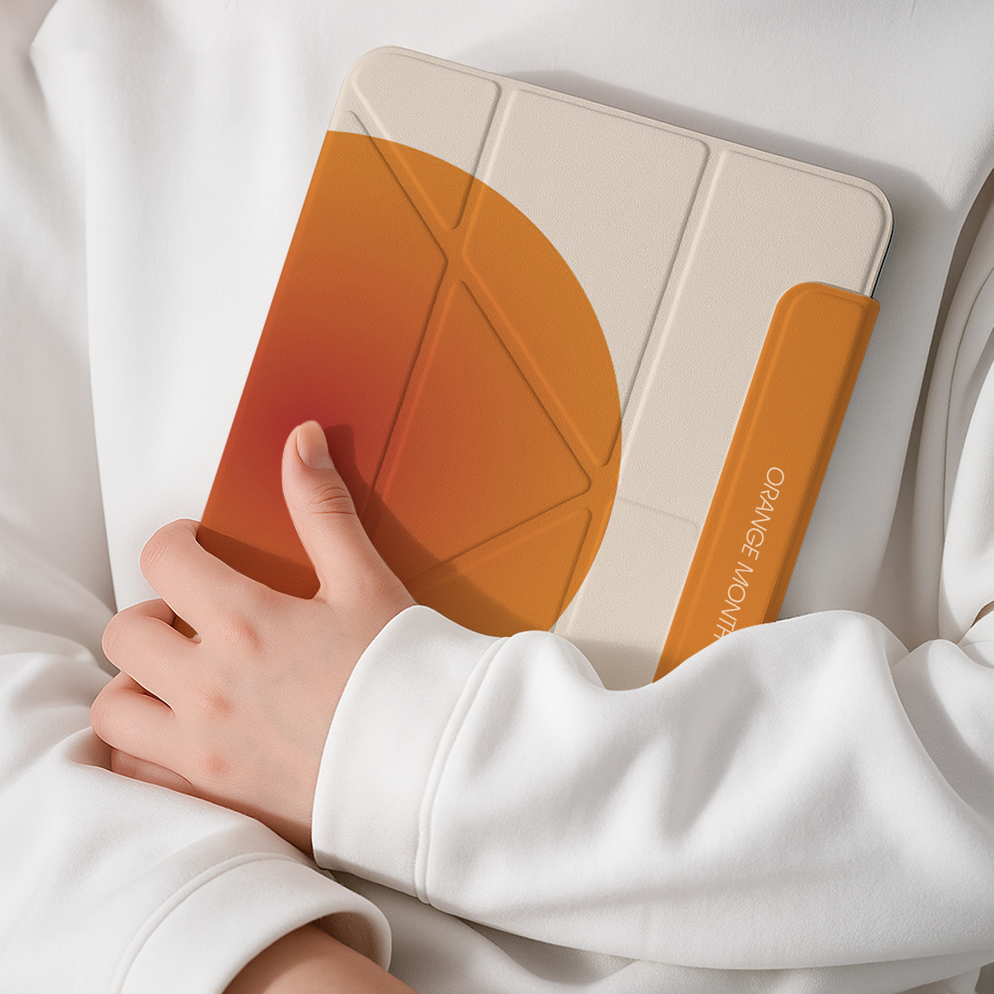 【3+y折x磁吸拆分】带笔槽苹果ipadair7保护套适用华为matepad12.2第11代透明小米平板7spro12.5壳vivo2橙月6