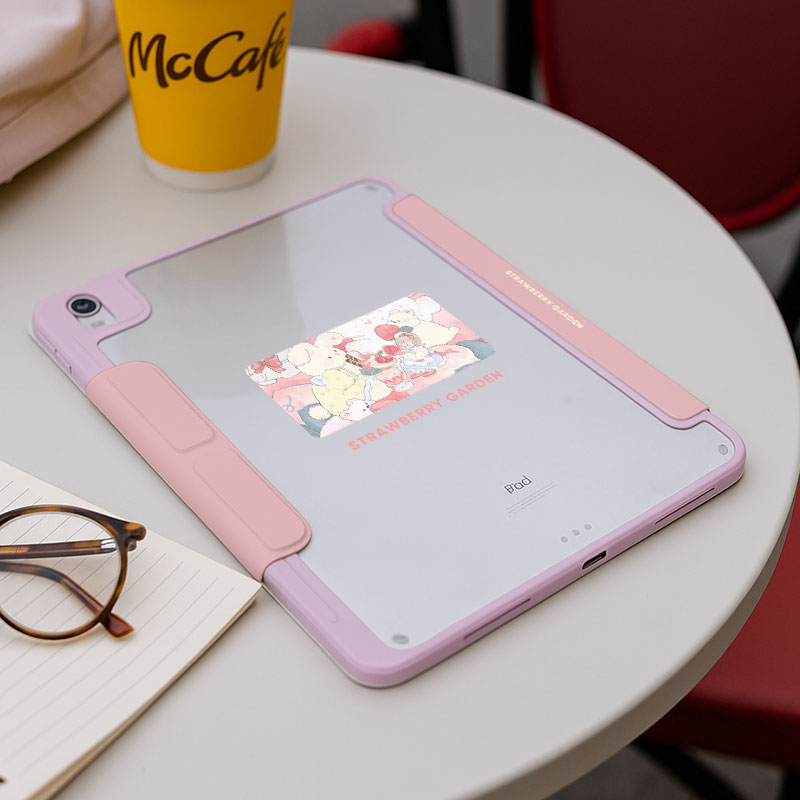 【3+y折百变搭扣】原创适用华为matepad12.2第11代ipadair7保护套一加狗狗iqoo2壳vivo4小米平板8带笔槽oppo5