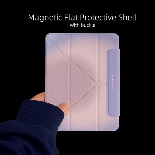 【3+y折x磁吸拆分】带笔槽适用华为matepad12.2苹果ipadair7保护套第11代透明小米平板7spro12.5壳iqoo2紫月6