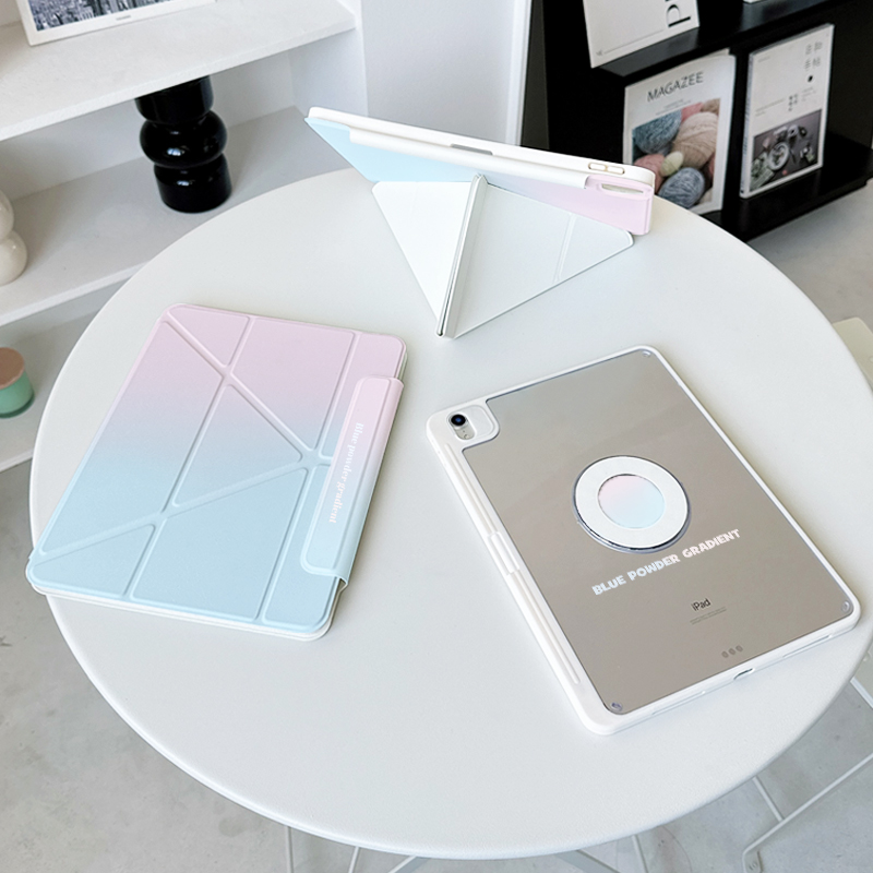 【3+y折磁吸x可拆分】适用ipadair7保护套粉蓝色小米平板6华为matepad11.5s透明12.2壳mini苹果13带笔槽pro11