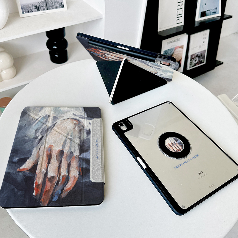 【3+Y折磁吸拆分】艺术ipadair7保护套第11代pro11适用华为matepad13.2小米平板8创意iqoo5带笔槽oppo4壳vivo