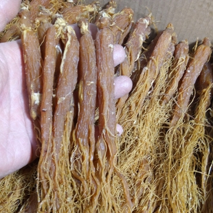 东北长白山6年8年人参大小全须整支残肢红参切片优质红参片须包邮