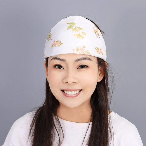 2026新款包头月子帽透气印花款产后坐月子夏头巾棉质孕妇发带