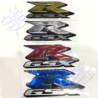 适用于铃木摩托车gsx 小R大RK6 K7 K8K9立体标贴花软胶高质量包邮