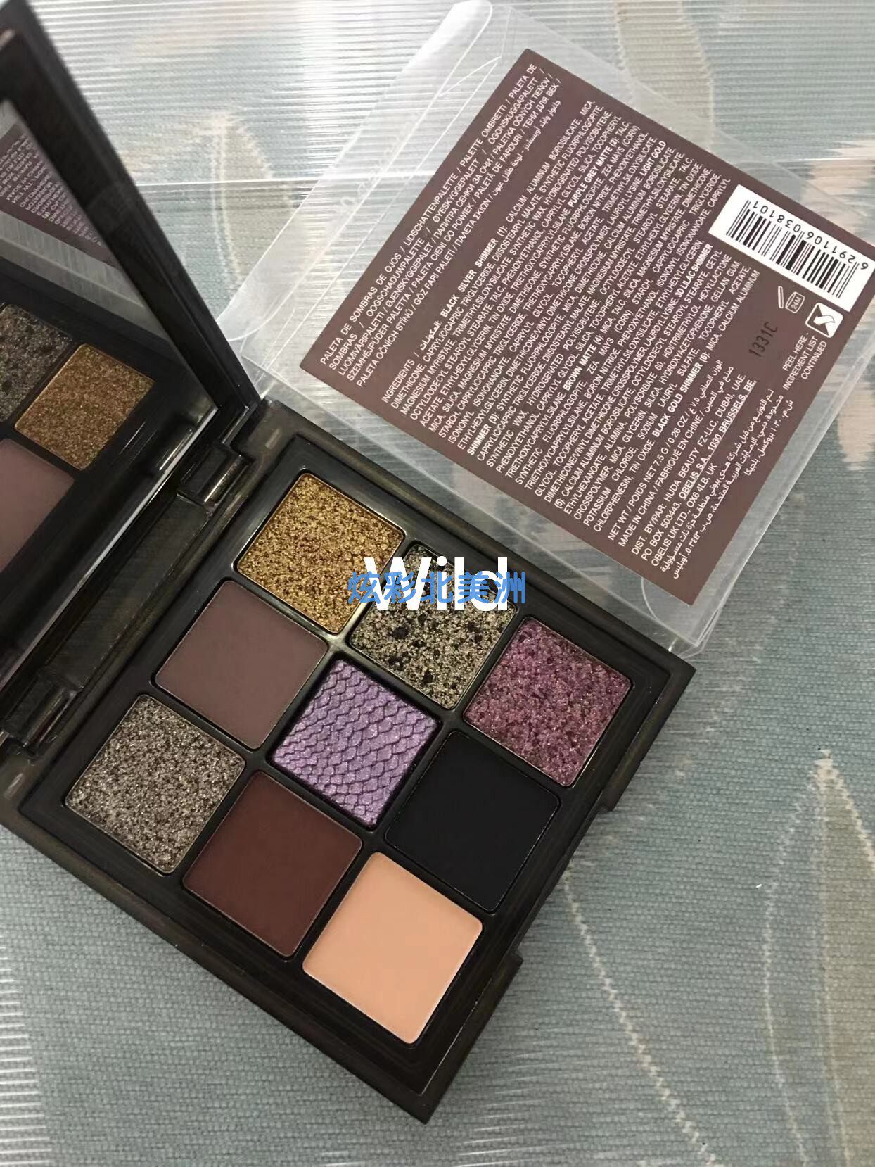 Hudabeauty9修饰眼部轮廓眼影