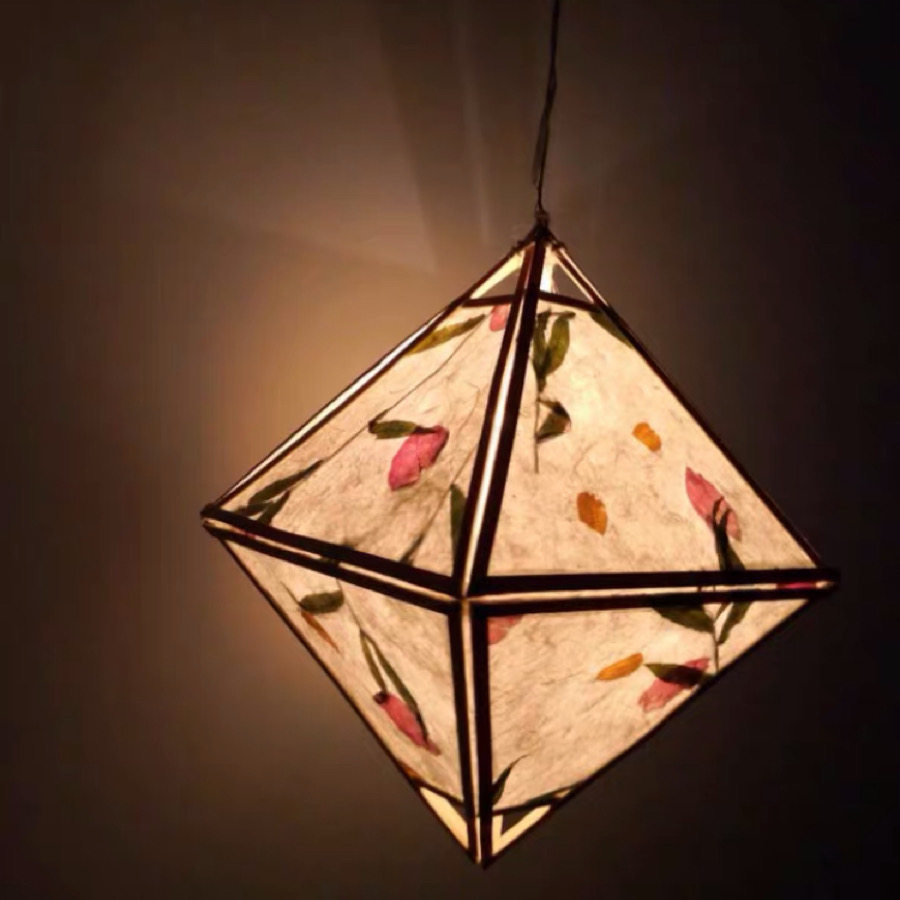 「白日作梦」古风花草灯diy材料包手工花灯创意520礼物生日礼物