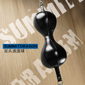 SUMMITDRAGON双球连体速度球立体击反应训练双头球悬挂式 拳击吊球