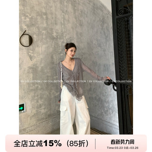 日常随性 新款 休闲口袋松紧腰工装 春季 设计感 裤 GV大白哥