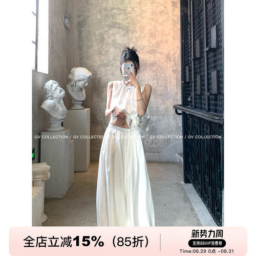 花苞收脚抽绳松紧腰休闲裤