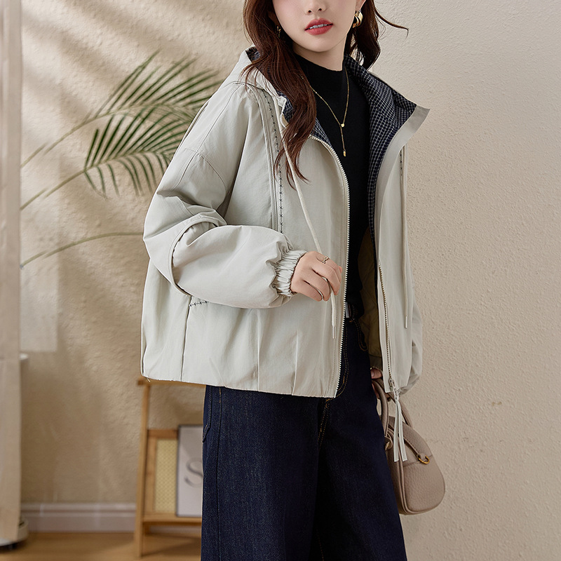 外套2025新款今年流行爆款加绒夹克女士棉服冬季棉衣短款派克服