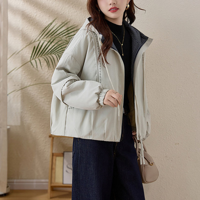 外套2025新款今年流行爆款加绒夹克女士棉服冬季棉衣短款派克服