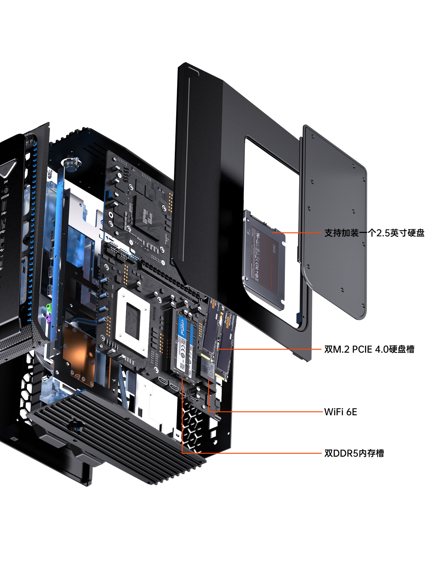 Игровой компьютер MSEcore R7-9800X3D RTX4070 16GB 512GB