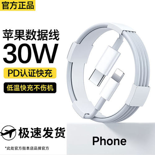 PD适用苹果iPhone快充双C数据线