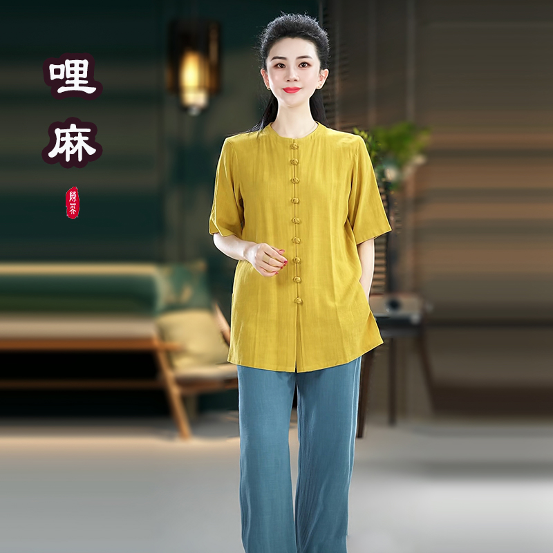 2024年夏季太极服短袖男女柔软