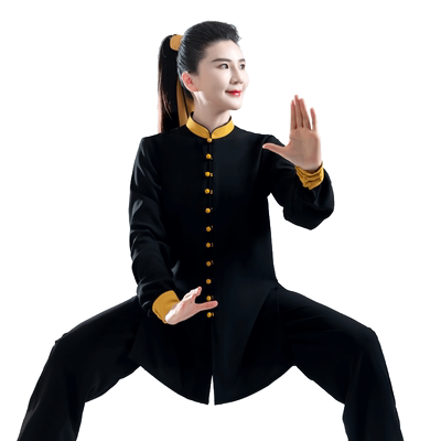 陈英男女垂丽纱飘逸十足太极服