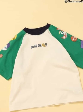 Chookids日本代购 F.O.KIDS 2025夏 SWIMMY合作款吉祥图案可爱T恤