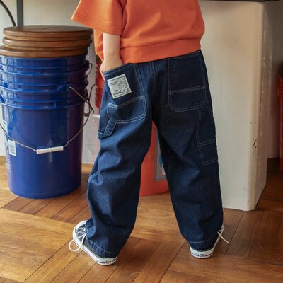 Chookids日本代购 BRANSHES 2025秋  童装 推荐宽松时尚画家裤