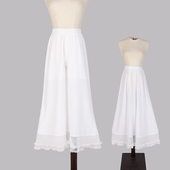 笙弦纪含棉防静电A字大摆半身裙马面内搭打底蕾丝衬裤 衬裙 汉服夏