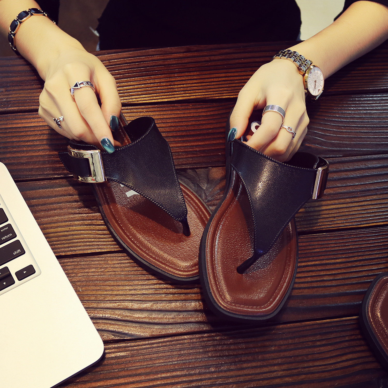 Tongs femme OTHER   en plastique - semelle en plastique - Ref 2665801 Image 5