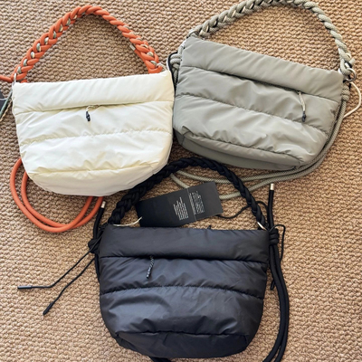 日系Topolo Besace秋冬云朵包水桶包多功能斜挎手提包拎包男女款