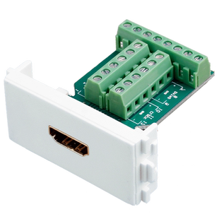 86型音频高清音响话筒多媒体模块卡侬头HDMI电脑网线VGA面板插座