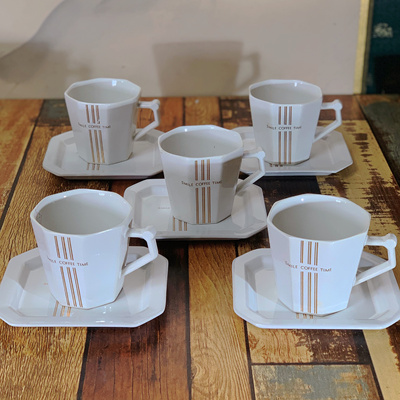 日本中古咖啡杯vintage367早期深川出口欧洲经典款 停产 孤品