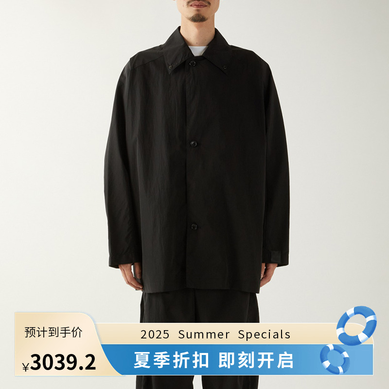 N.HOOLYWOOD SHORT BALMACAAN COAT 短款轻盈廓型大衣外套