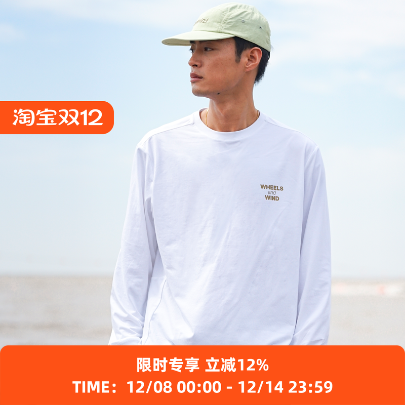 WHEELSandWIND圆领运动T恤