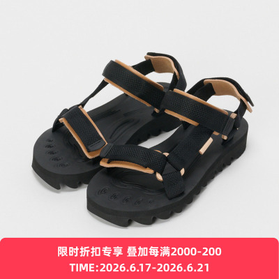 HenderScheme拼接凉鞋